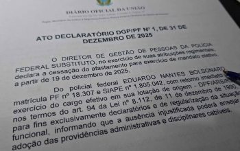 Ato declaratório para retorno ao trabalho de Eduardo Bolsonaro